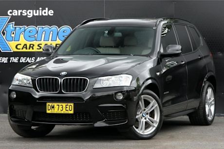 Black 2012 BMW X3 Wagon Xdrive 20D