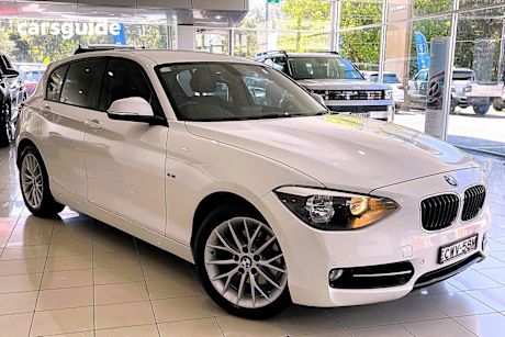 White 2014 BMW 118I Hatchback