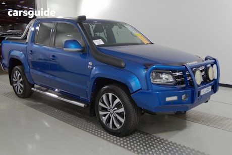 Blue 2018 Volkswagen Amarok Dual Cab Utility V6 Tdi 580 Ultimate