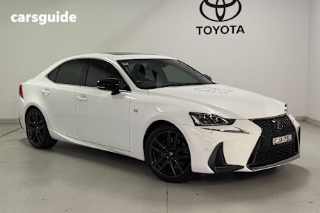 White 2020 Lexus IS300 Sedan F Sport Black Line Edition +Ep