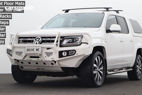 White 2021 Volkswagen Amarok Dual Cab Utility Tdi580 Aventura 4Motion