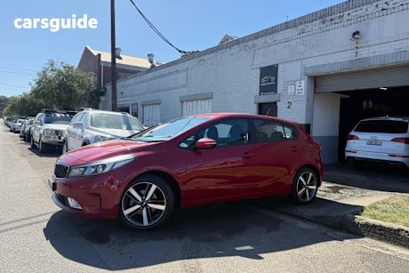 Red 2018 Kia Cerato Hatchback Sport