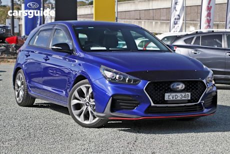 Blue 2020 Hyundai I30 Hatch N LINE PREMIUM F