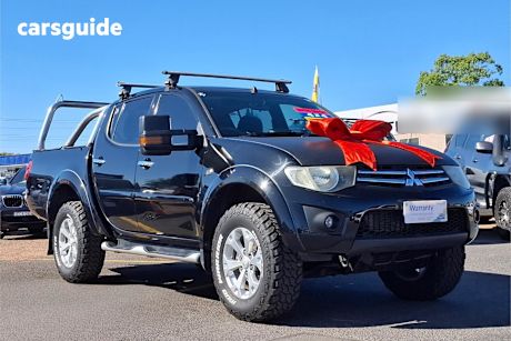Black 2015 Mitsubishi Triton Double Cab Utility Glx (4X4)