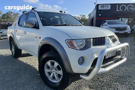 White 2007 Mitsubishi Triton Double Cab Utility Glx-R (4X4)