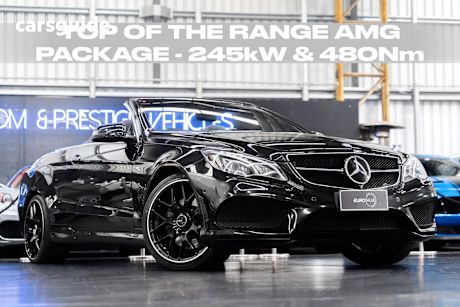 Black 2015 Mercedes-Benz E400 Cabriolet