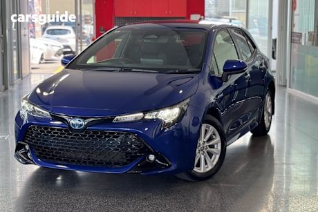 Blue 2023 Toyota Corolla Hatch SX HYBRID F
