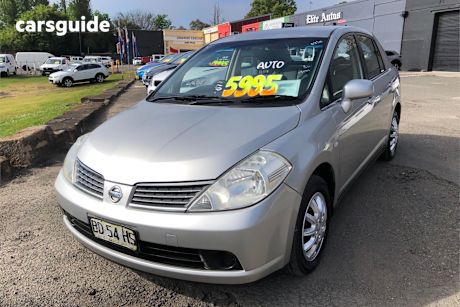 Grey 2008 Nissan Tiida Sedan St