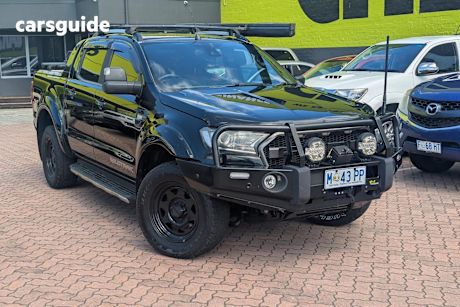 Black 2018 Ford Ranger Ute Tray WILDTRAK 4X4