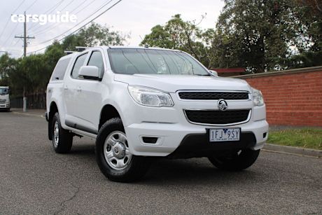 White 2014 Holden Colorado Crew Cab Pickup Lx (4X4)