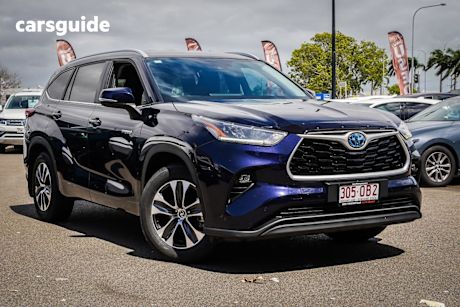 Blue 2023 Toyota Kluger Wagon Gxl Hybrid Awd