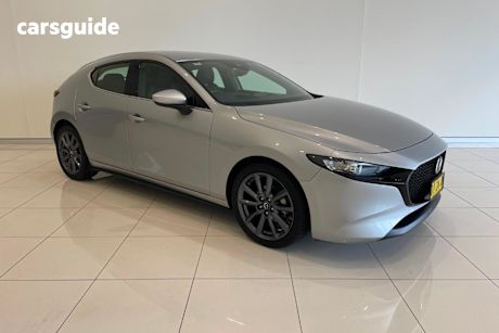 Silver 2021 Mazda 3 Hatchback G20 Touring