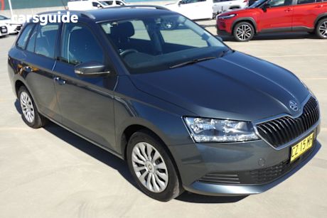 Grey 2020 Skoda Fabia Wagon 81 Tsi