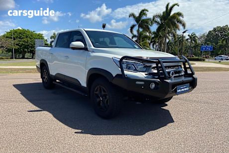 White 2024 Ssangyong Musso XLV Crew Cab Pickup Ultimate Lux