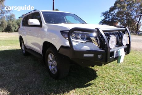 White 2020 Toyota Landcruiser Prado Wagon Gxl (4X4)