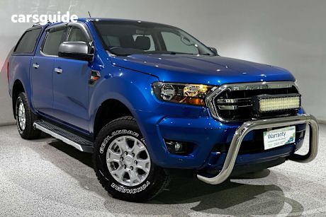 Blue 2018 Ford Ranger Ute Tray XLS 4X4