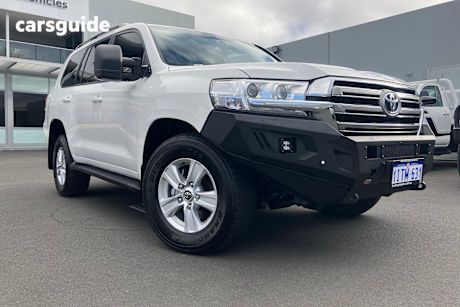 White 2021 Toyota Landcruiser Wagon Lc200 Gxl (4X4)