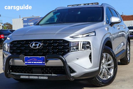 Silver 2022 Hyundai Santa FE Wagon Crdi (Awd)