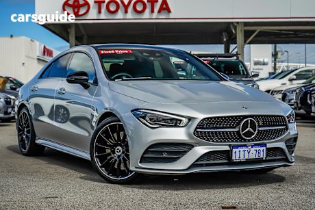 Silver 2022 Mercedes-Benz CLA250 Coupe 4Matic