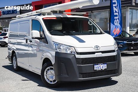 White 2023 Toyota HiAce Van Lwb