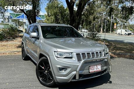 Grey 2015 Jeep Grand Cherokee Wagon Overland (4X4)