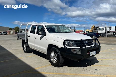 White 2019 Volkswagen Amarok Dual Cab Utility Tdi420 Core 4Motion (4X4)