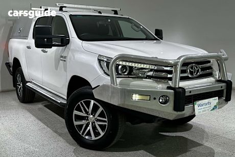 White 2017 Toyota Hilux Dual Cab Utility Sr5 (4X4)
