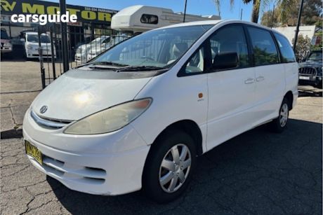 White 2002 Toyota Tarago Wagon Gli