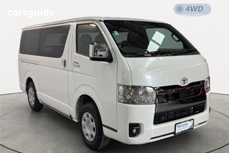 White 2024 Toyota HiAce Commercial LONG SUPER GL DARK PRIME 2 4WD