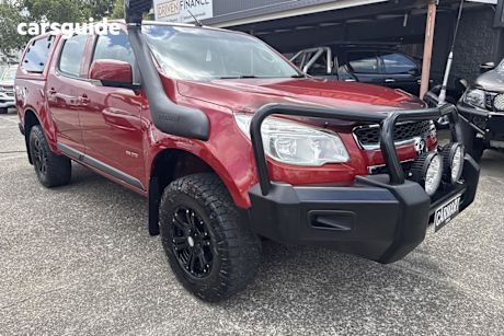 Red 2012 Holden Colorado Crew Cab Pickup Lx (4X4)