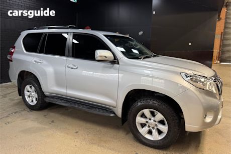 Silver 2015 Toyota Landcruiser Prado Wagon Gxl (4X4)