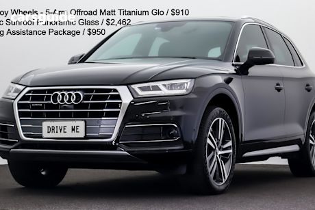 Black 2019 Audi Q5 Wagon 40 Tdi Quattro Sport
