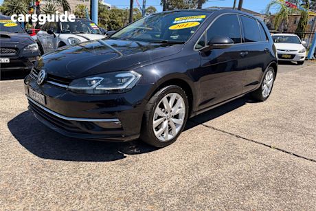 Black 2017 Volkswagen Golf Hatchback 110 Tsi Highline
