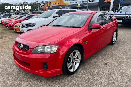 Red 2007 Holden Commodore Sedan Sv6