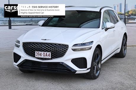 White 2021 Genesis GV70 Wagon 3.5T Awd Sport