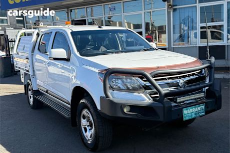 White 2017 Holden Colorado Crew Cab Chassis Ls (4X4)