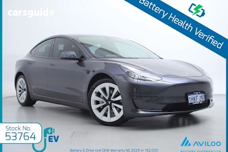 Blue 2021 Tesla Model 3 Sedan Long Range Awd