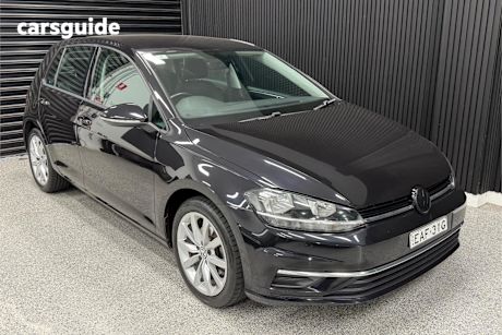 Black 2017 Volkswagen Golf Hatchback 110 Tsi Comfortline