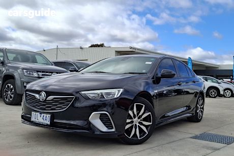 Black 2018 Holden Commodore Liftback Rs
