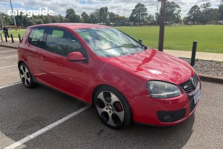 Red 2008 Volkswagen Golf Hatchback Gti
