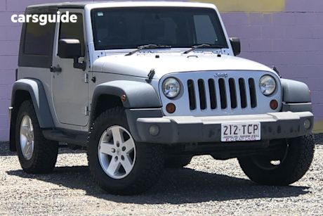 Silver 2009 Jeep Wrangler Softtop Sport (4X4)