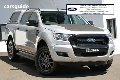 Silver 2017 Ford Ranger Dual Cab Utility Fx4 Special Edition