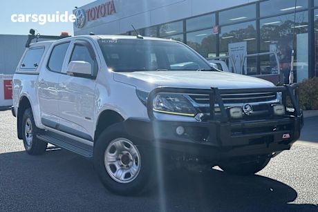 White 2018 Holden Colorado Crew Cab Pickup Ls (4X4)