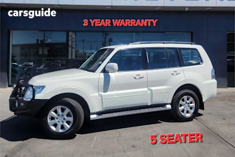 White 2021 Mitsubishi Pajero Wagon Glx5 (4X4) 5 Seat