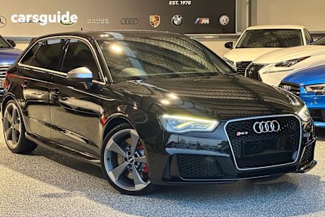 Black 2016 Audi RS3 Hatchback Sportback Quattro