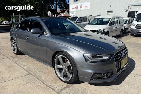 Grey 2013 Audi A4 Sedan 2.0 Tfsi Quattro