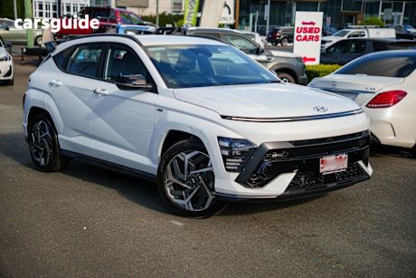 White 2023 Hyundai Kona Wagon N Line