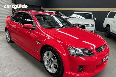 Red 2009 Holden Commodore Sedan Sv6