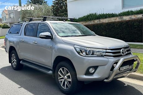 Silver 2016 Toyota Hilux Ute Tray SR5