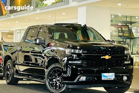 Black 2022 Chevrolet Silverado Crew Cab Utility 1500 Ltz Premium Tech Pack